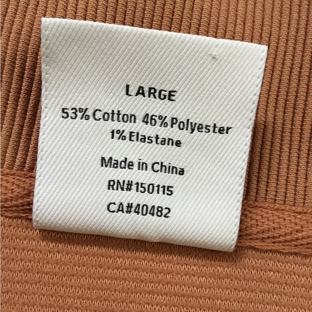 Varley Half Zip Ribbed Sweatshirt Rye - Picture 6 of 7